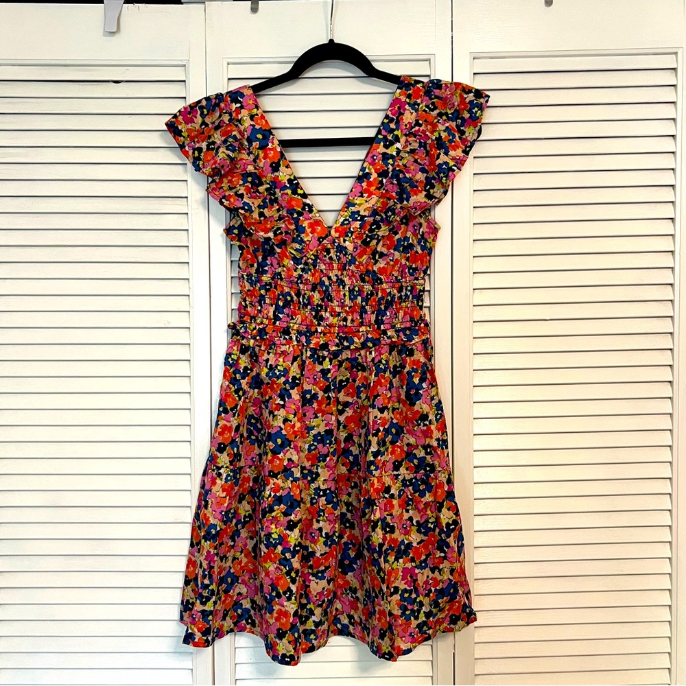 Floral Ruffle Dress